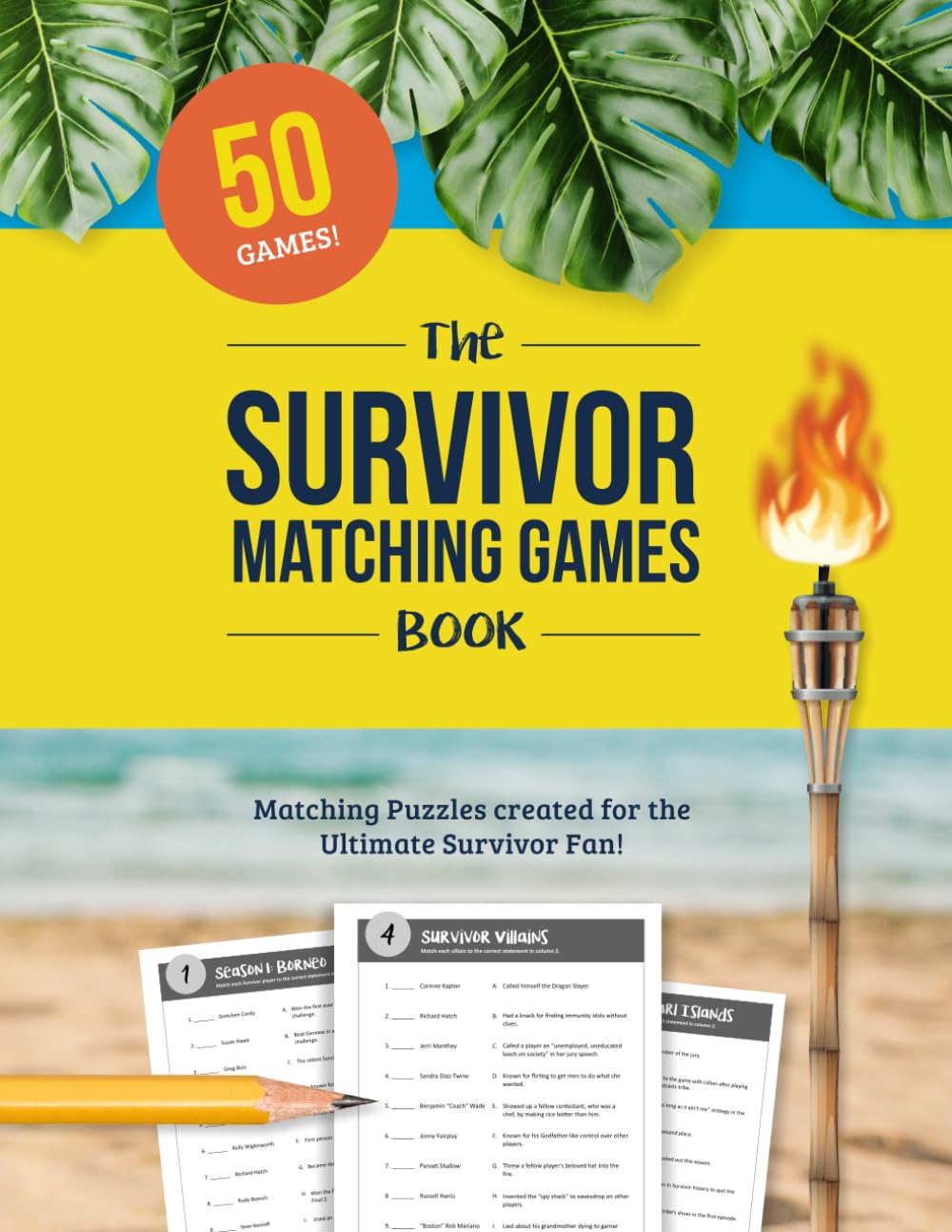 The Survivor Matching Games Book: Puzzles for the Ultimate Fan of the TV Show!