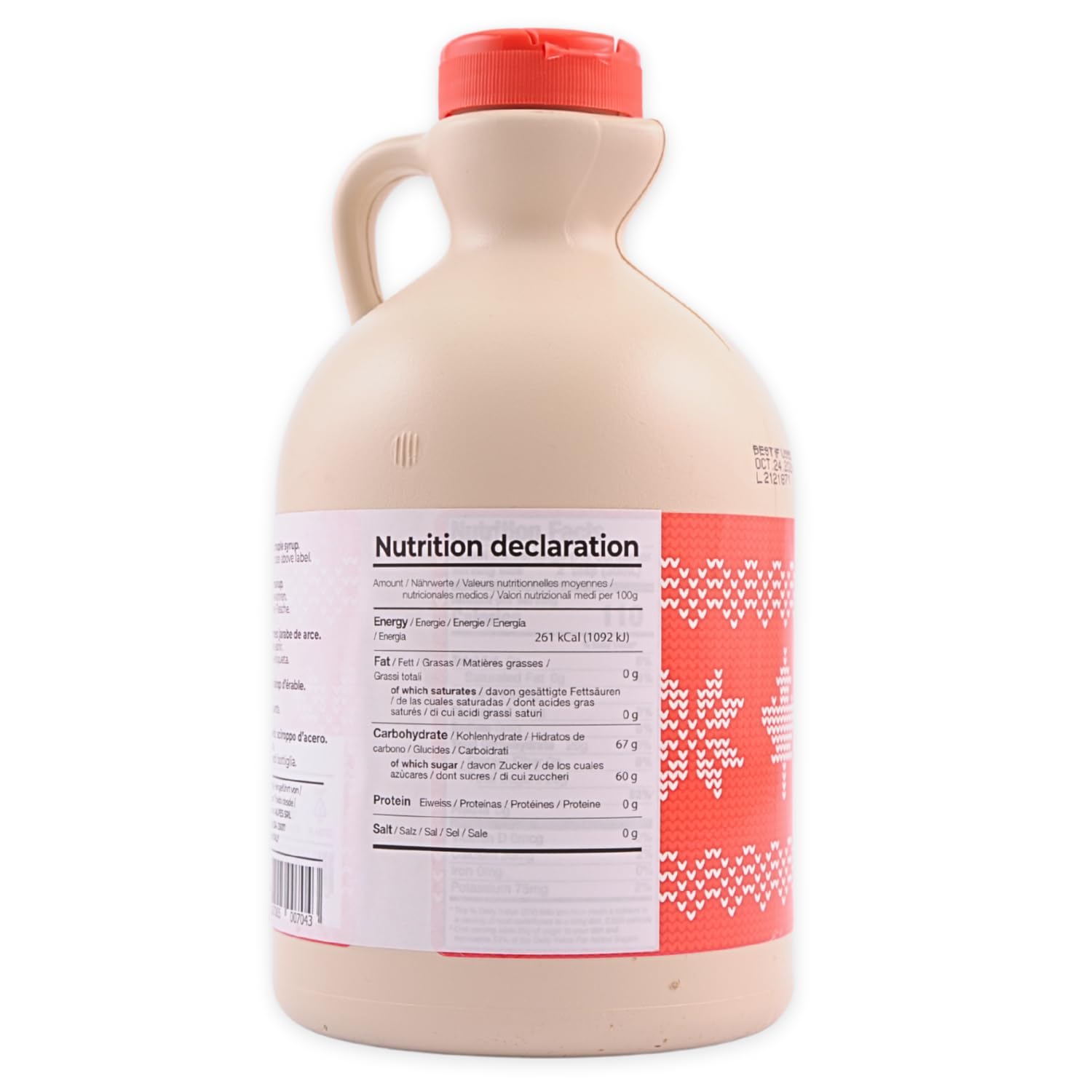 MapleFarm - Pur Sirop d'érable Catégorie A, Foncé - goût robuste - 1 litres (1,32 Kg) - Édition de Noël - Original maple syrup - Grade A - Dark, robust taste - Sirop d'érable pur - Pancake sirop