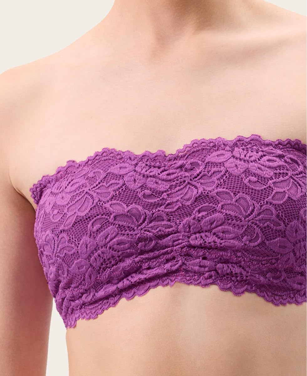 JENNY JEN Women's Amber Bandeau Bra with Adjustable Straps, Unpadded & Unlined Wireless Tube Top Bralette, Everyday Lingerie - Image 5