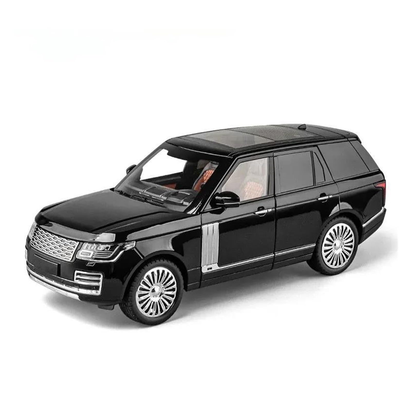 AUDSNI Die-Cast Diecast Car Model 1:18 For Land Rover For Range Rover 50th Anniversary Alloy Diecasts Model Vehicles Ornaments(Black)