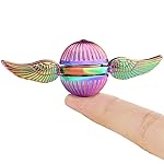 Rainbow Fidget Spinner Magic Orb Anxiety Toys Stress Relief Reducer Spin Fidgets Hand Bearing Tri Spinner Finger Spinners Toy Focus Long Spining Novelty Gift for Adults Kids
