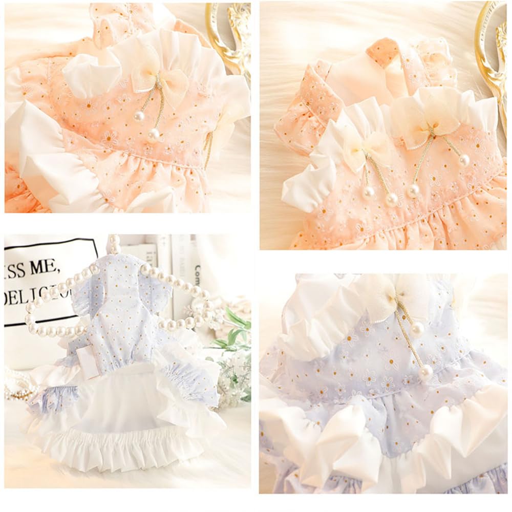 犬服ハンドメイドロリータワンピースご確認