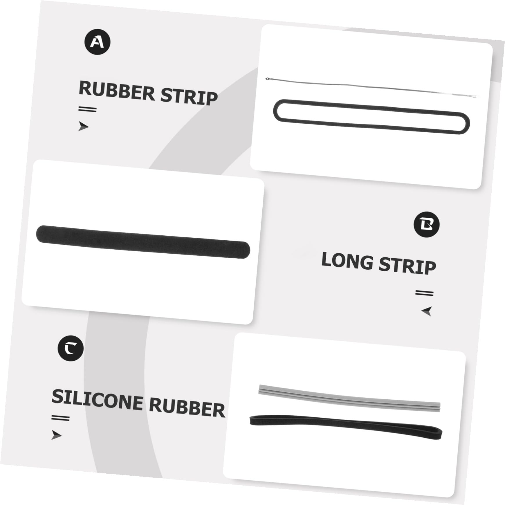 Striscia Riscaldante Elemento Riscaldante Stabile in Silicone e Spugna per e Accessorio di Ricambio Nero per Macchina Sottovuoto per Uso Domestico e Negozio Uso Domestico Negozio