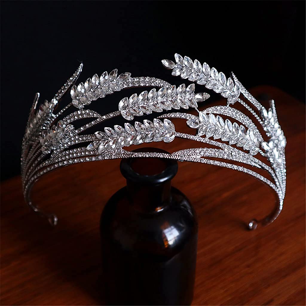Tiary ślubne na ślub Rhinestone ozdoba do włosów kryształowe nakrycie głowy ślubne nakrycie głowy dla panny młodej biżuteria do włosów