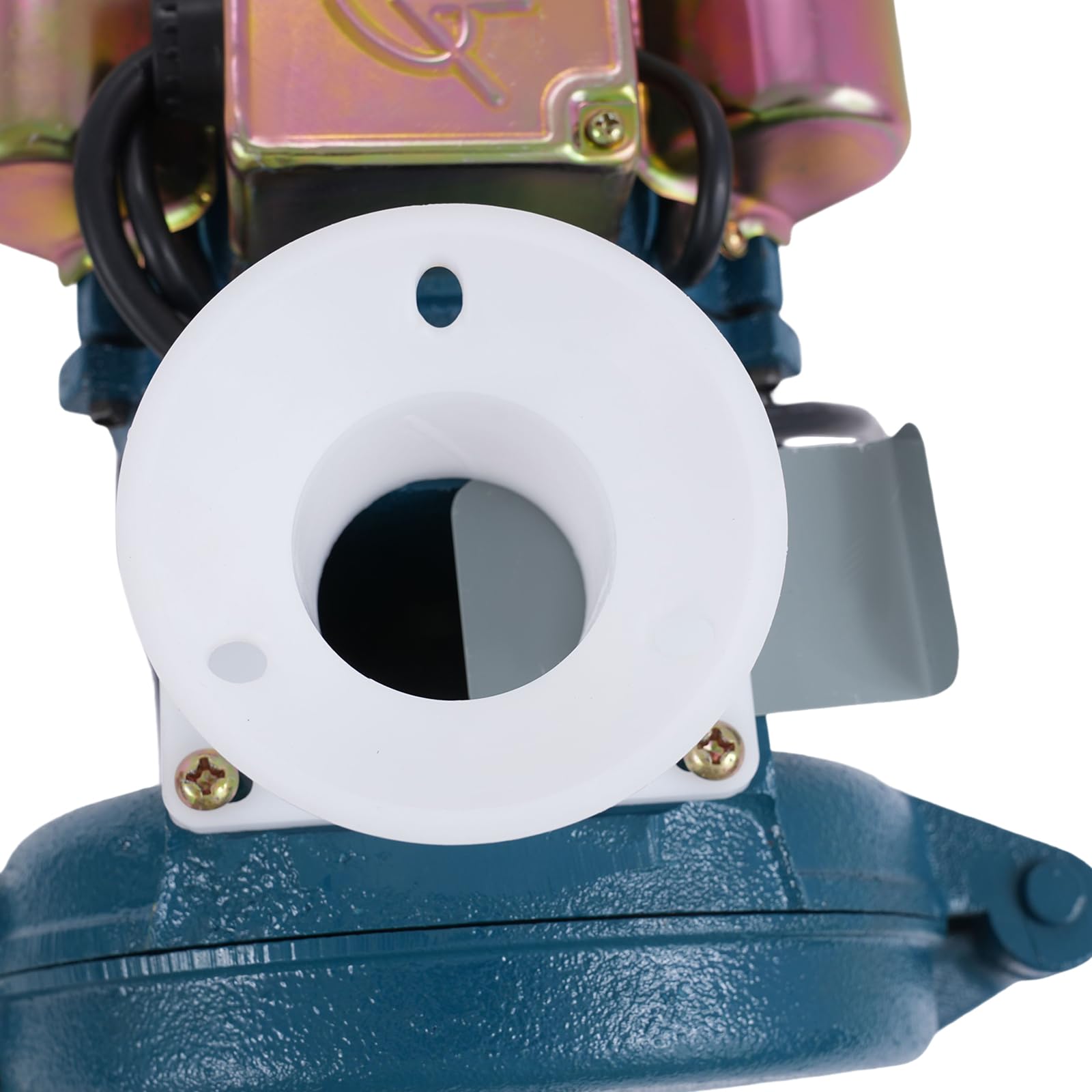 Molino de cereales eléctrico de 2200 W, trituradora para cereales forraje, diseño ajustable, disipación rápida del calor, 220 V, 1400 R/min, apto para molinos de granos, supermercados (azul)