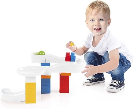 DOLU Marble Run Big Tube Ball Tower Playset, 41 Piece, 12 Months and Up