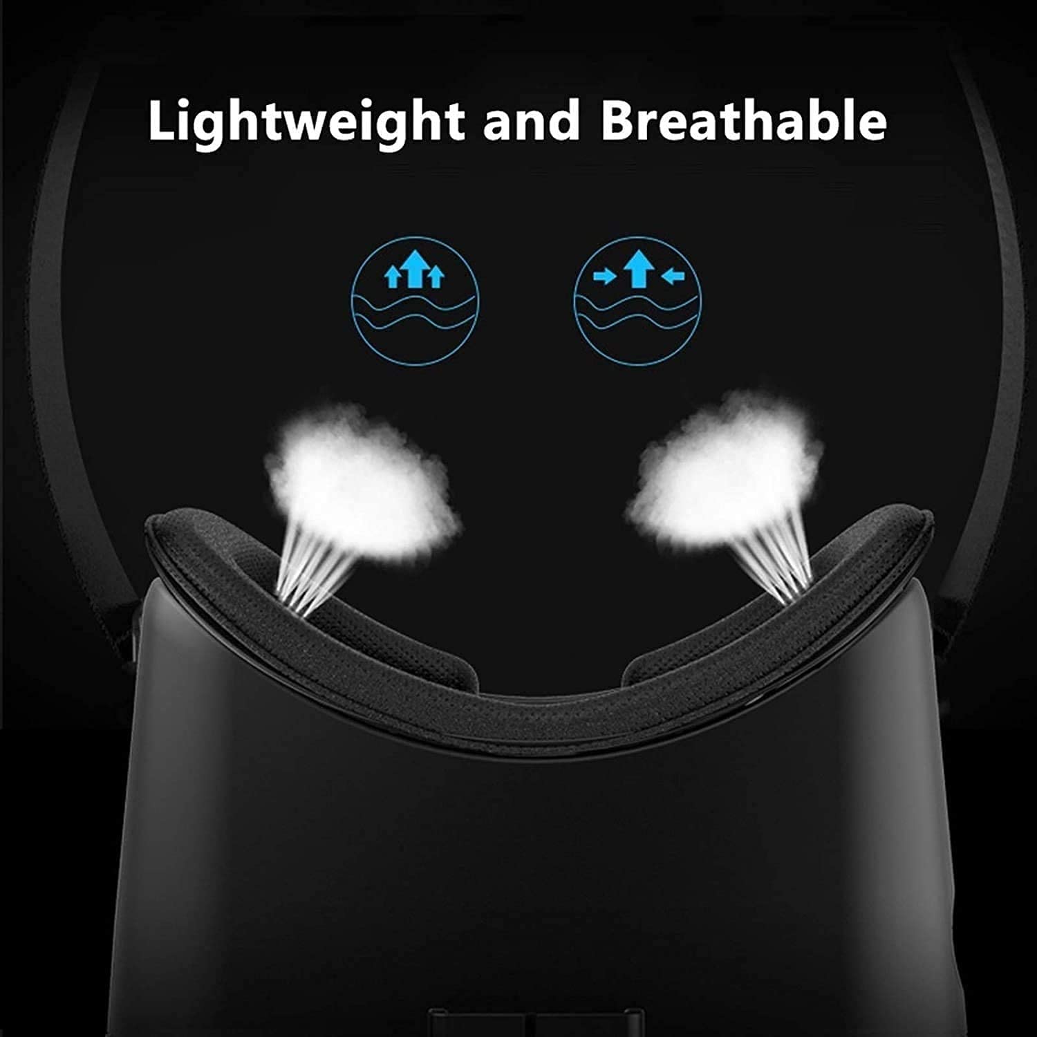 Occhiali VR, occhiali 3D Goggles HD Virtual Realty Auricolare compatibile con Phone Phone Protected Soft Soft Confortevole Distanza regolabile Occhiali da vista 3D Goggles
