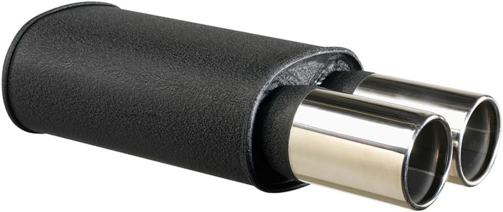 Silencieux Rond Incliné En Acier Inoxydable Universel - Speed Wheel