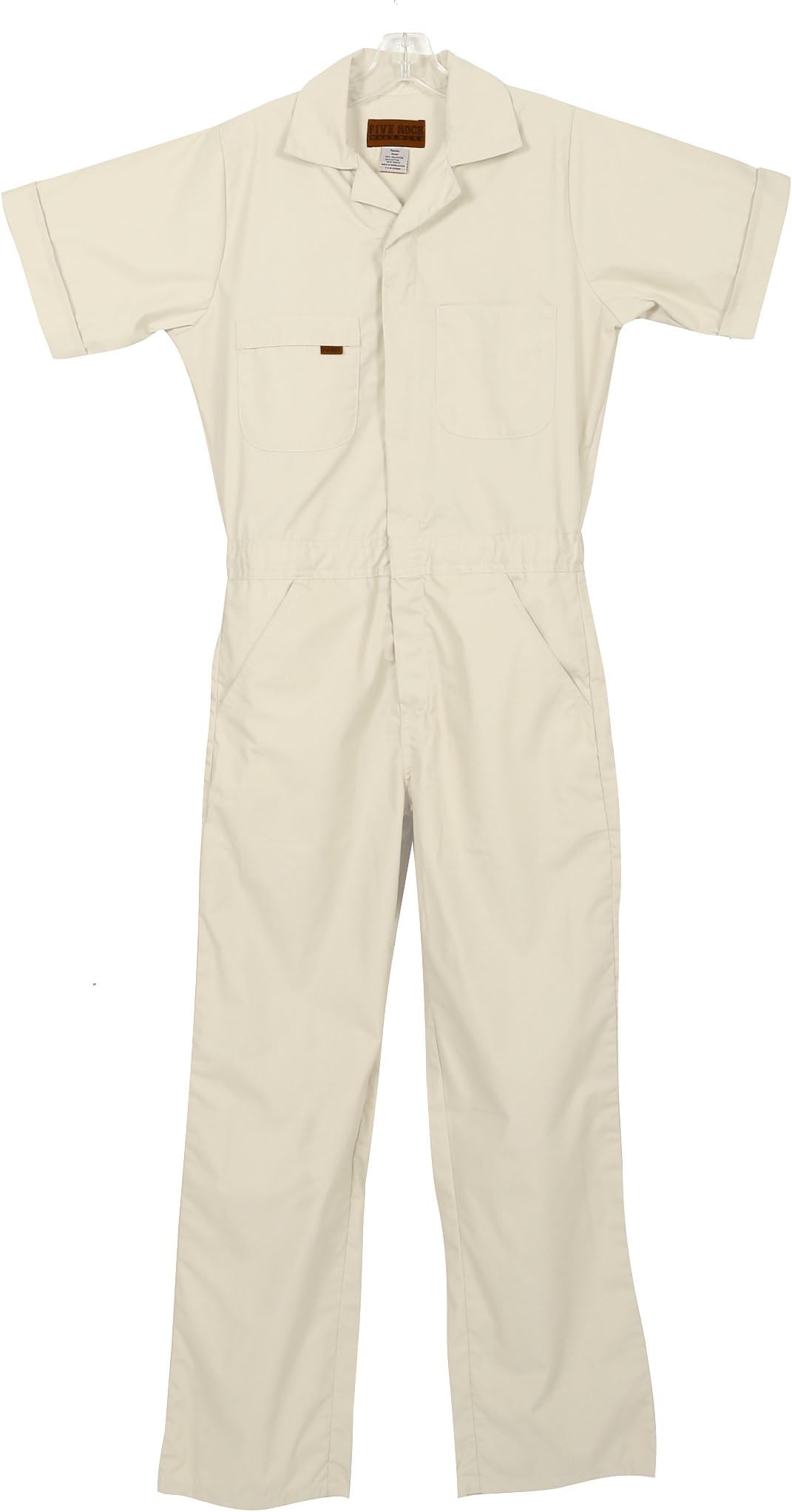 Poplin Short Sleeve Unlined Coveralls Relaxed Fit