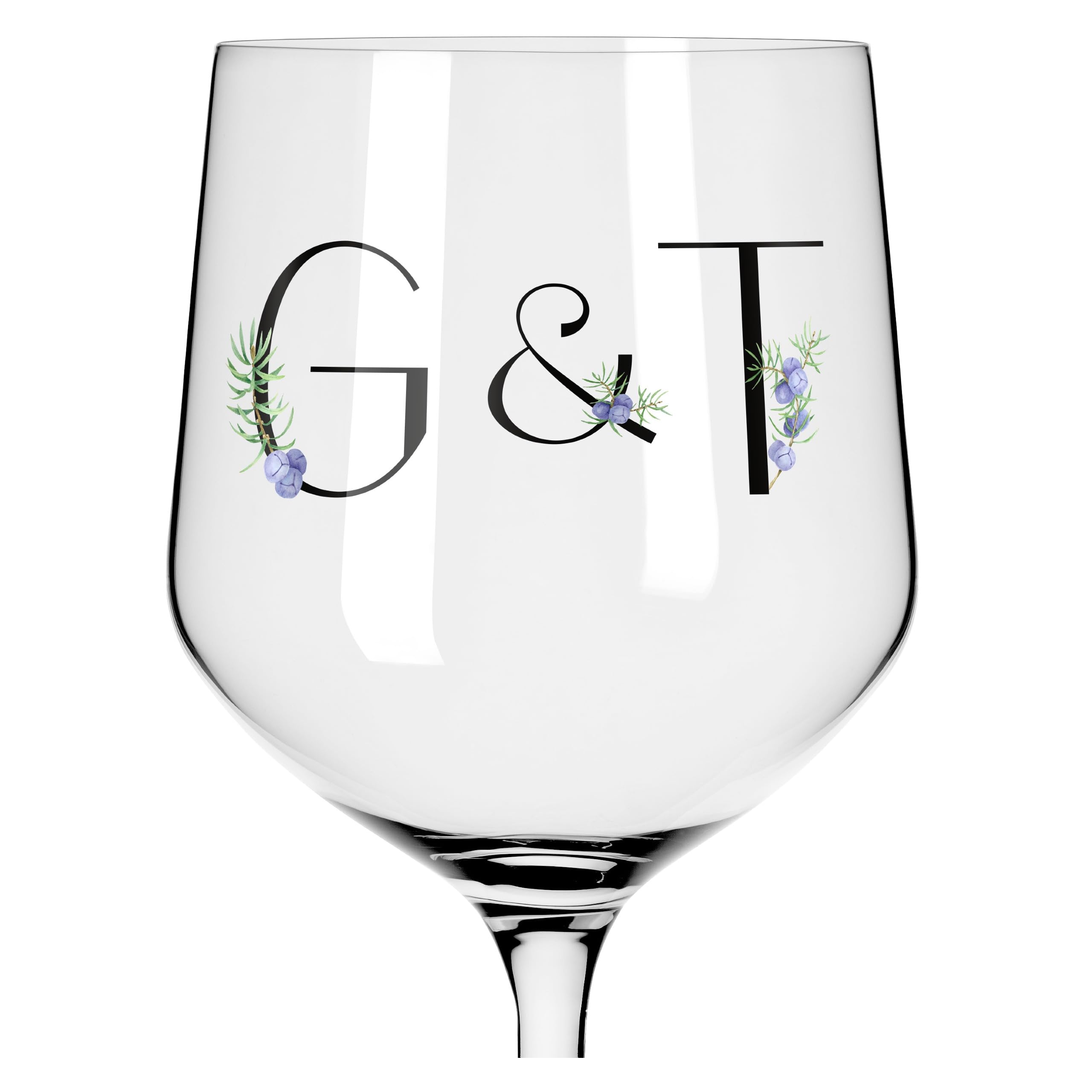 RITZENHOFF 3691001 Gin-Glas 700 ml - Serie Schattenfauna Set Nr. 1, 2 Stück, Storch & Schmetterling - Made in Germany