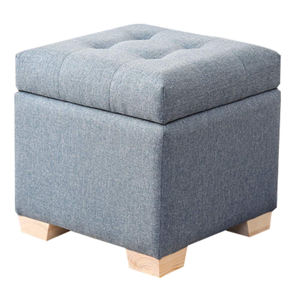 Coffres à jouets et pouf rangement bleu pour libérer l'espace