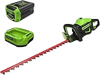 Greenworks 60V 26-Inch Brushless Cordless Hedge Trimmer with 2.0Ah Battery & Charger - 3200 SPM Power, 60 Min Runtime