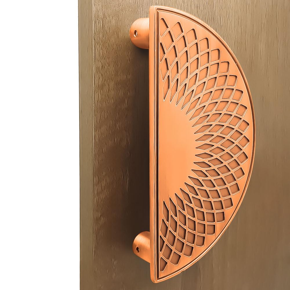 Antique Brass Door Handle – Durable Zinc Alloy Pull -13