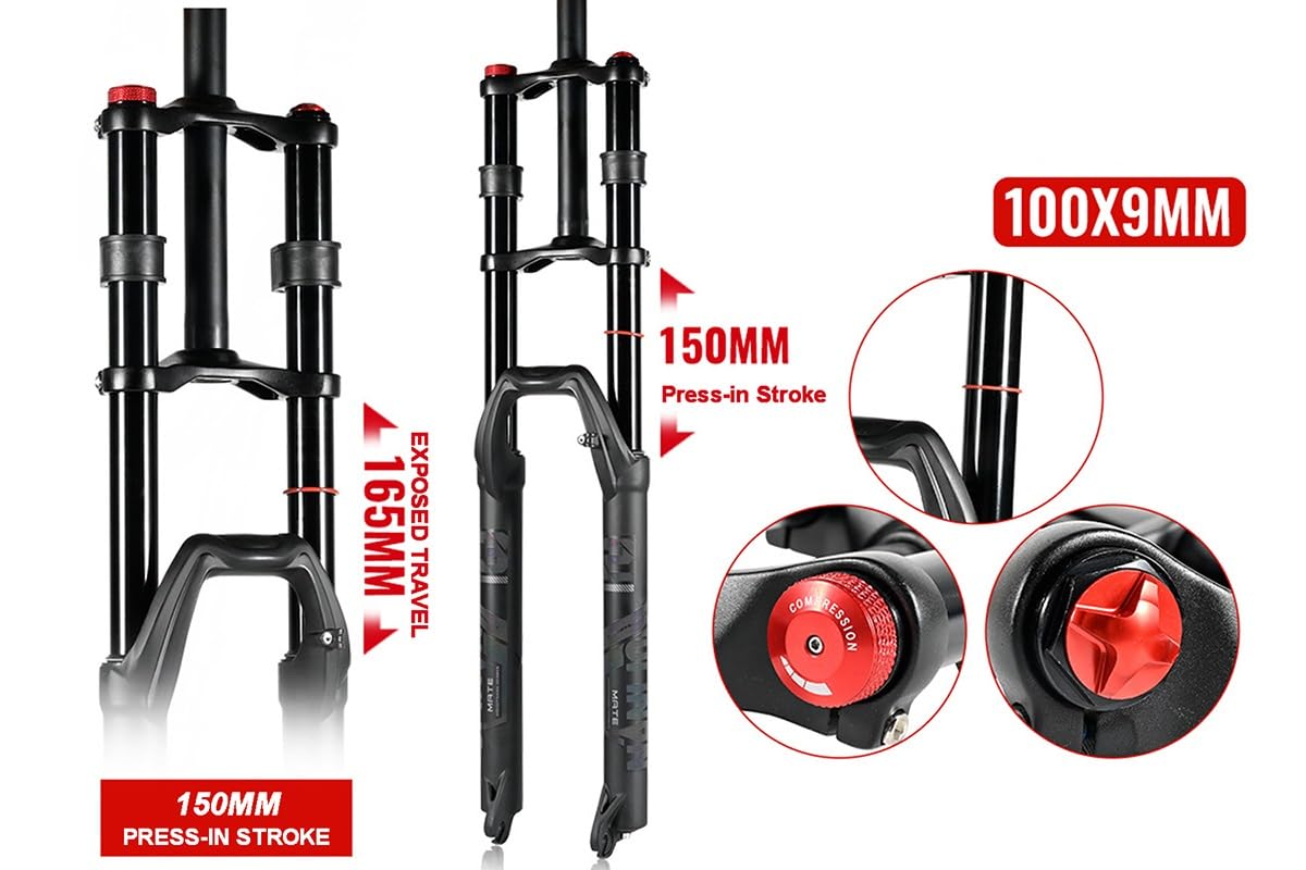 Amazon.co.jp: サスペンションバイクフォーク MTBパーツ 27.5 29インチ