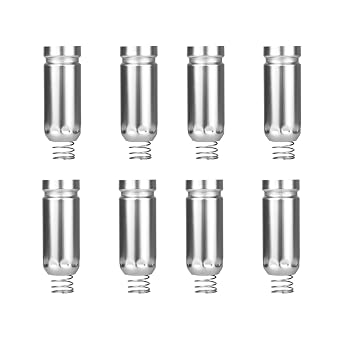 Ozikutech 8 Pcs Metal Heat Shield Sleeve for Spark Plug Wire, Spark Plug Boot Covers Protector for Chevy GM LS Series 4.8L 5.3L 6.0L 6.2L V8 Engines 2000-2023