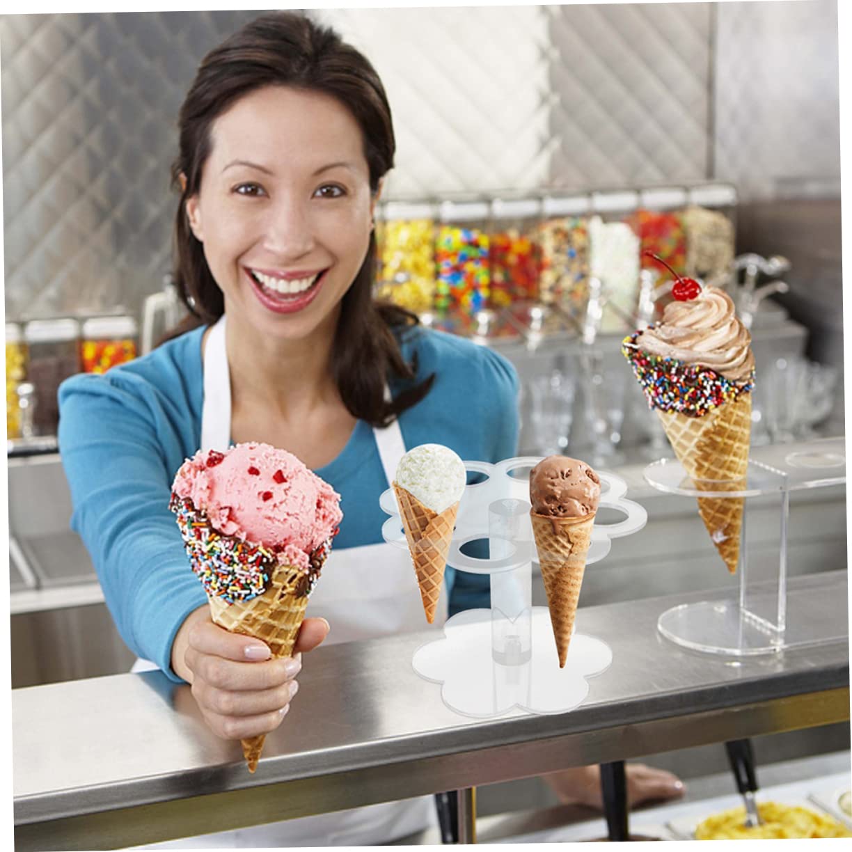 Cono Gelato Supporto Per Coni | Supporto Per Coni Di Salumi Supporto In 371237