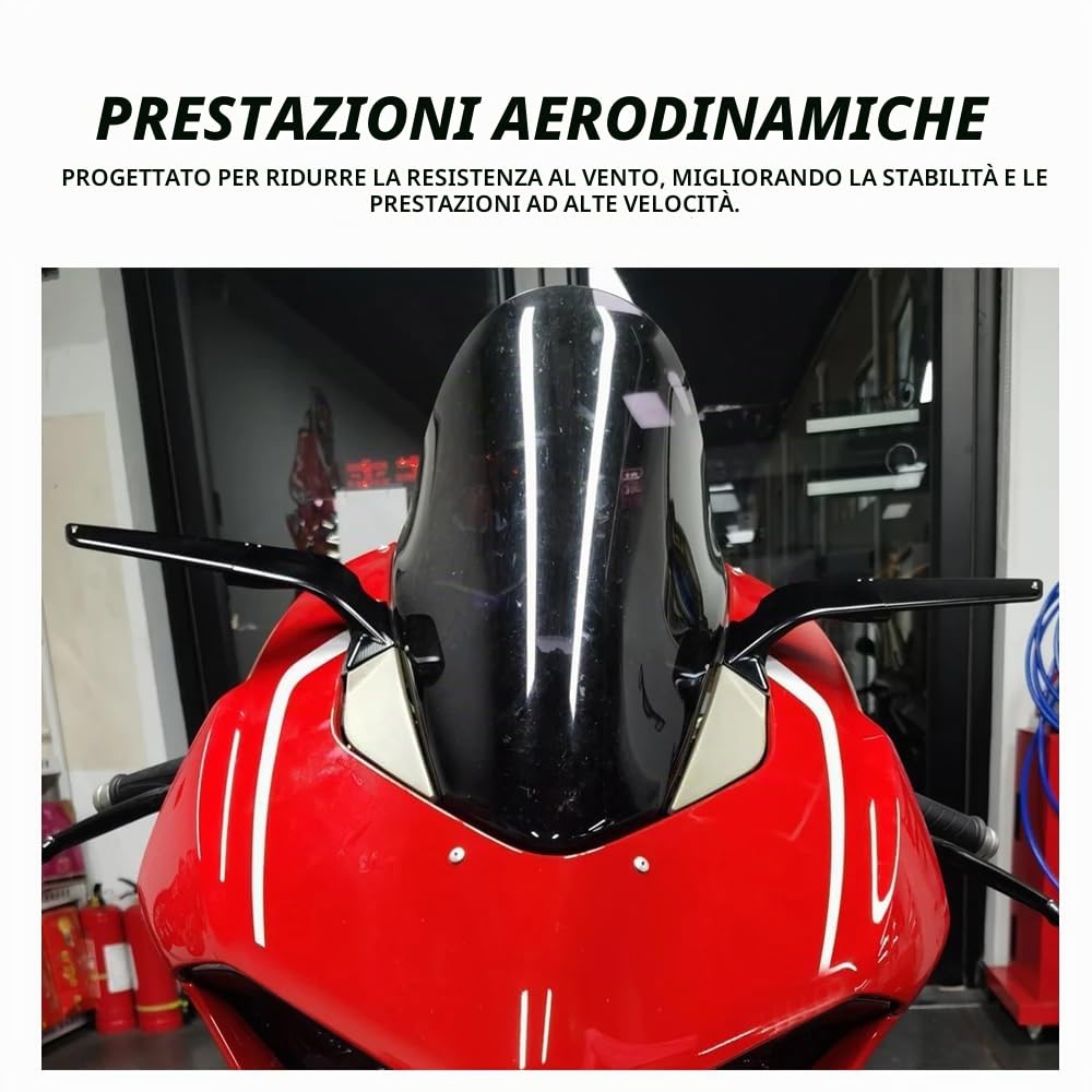 Specchietti retrovisori per moto Specchietto retrovisore regolabile in alluminio per Panigale V2 955 V4 1100 Specchietti laterali girevoli
