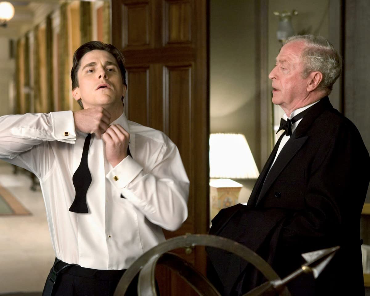 Batman Begins (2005) Christian Bale, Michael Caine Alfred 10X8 Photo Size 10
