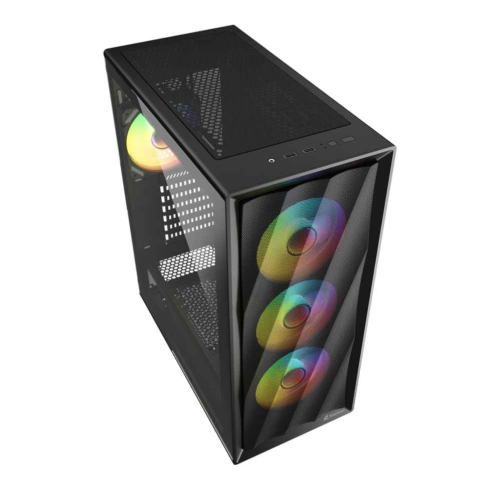 Sharkoon VK4 ARGB Schwarz, ATX PC-Gehäuse