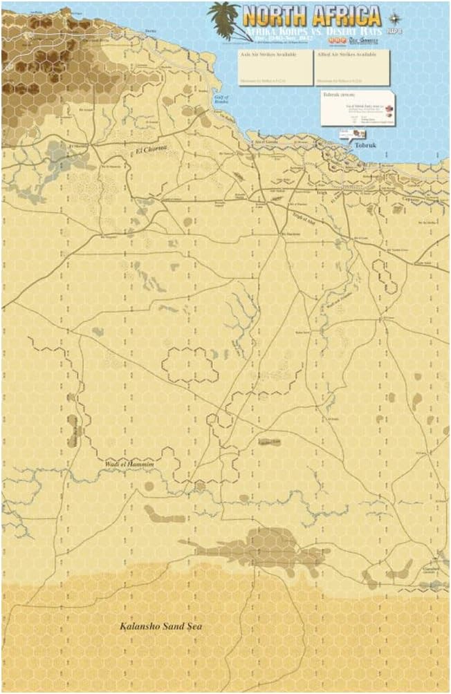 MMP: North Africa: Afrika Korps vs Desert Rats, 1940-42 Board Game