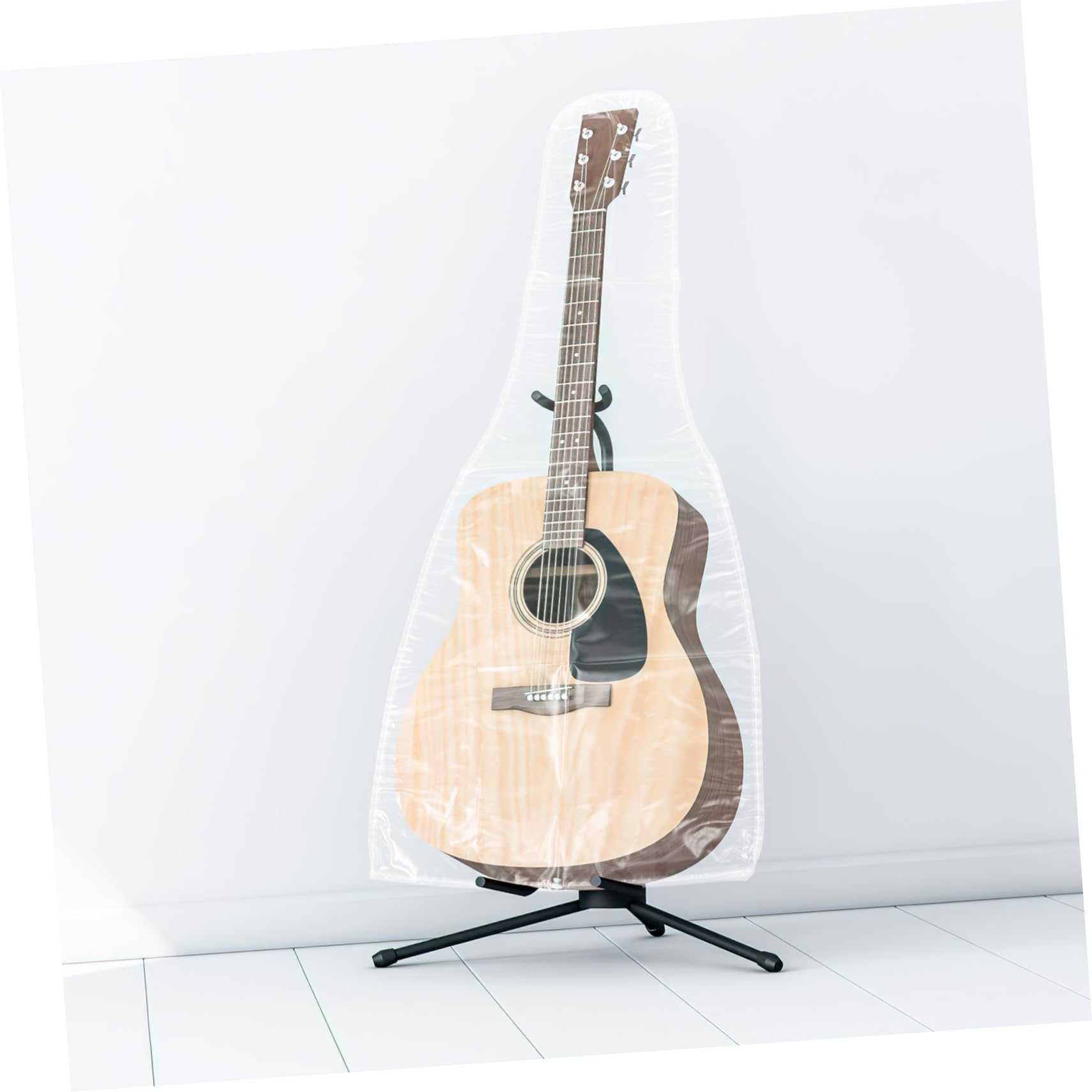 ifundom 2piezas Funda Protectora De PVC para Guitarras Eléctricas y Acústicas Cubierta Transparente para Guitarra Clásica Antipolvo y Resistente para Músicos