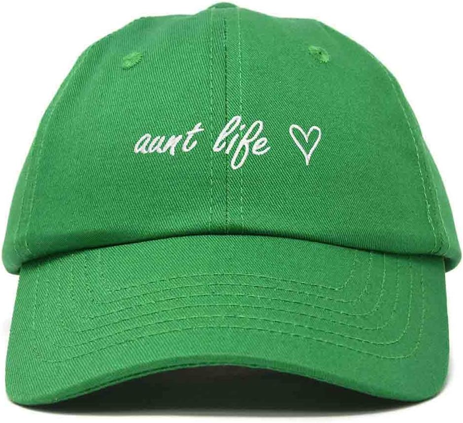 DALIX Aunt Life Embroidered Dad Hat Cotton Baseball Cap Womens
