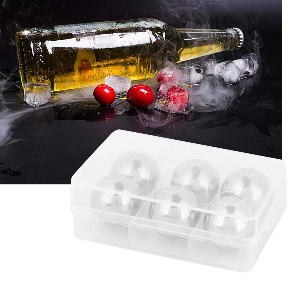 Alvinlite Stainless Steel Ice Cube Ice Stones Ball for Whiskey Vodka Liqueurs Beer Wine Whiskey Rocks Chilling
