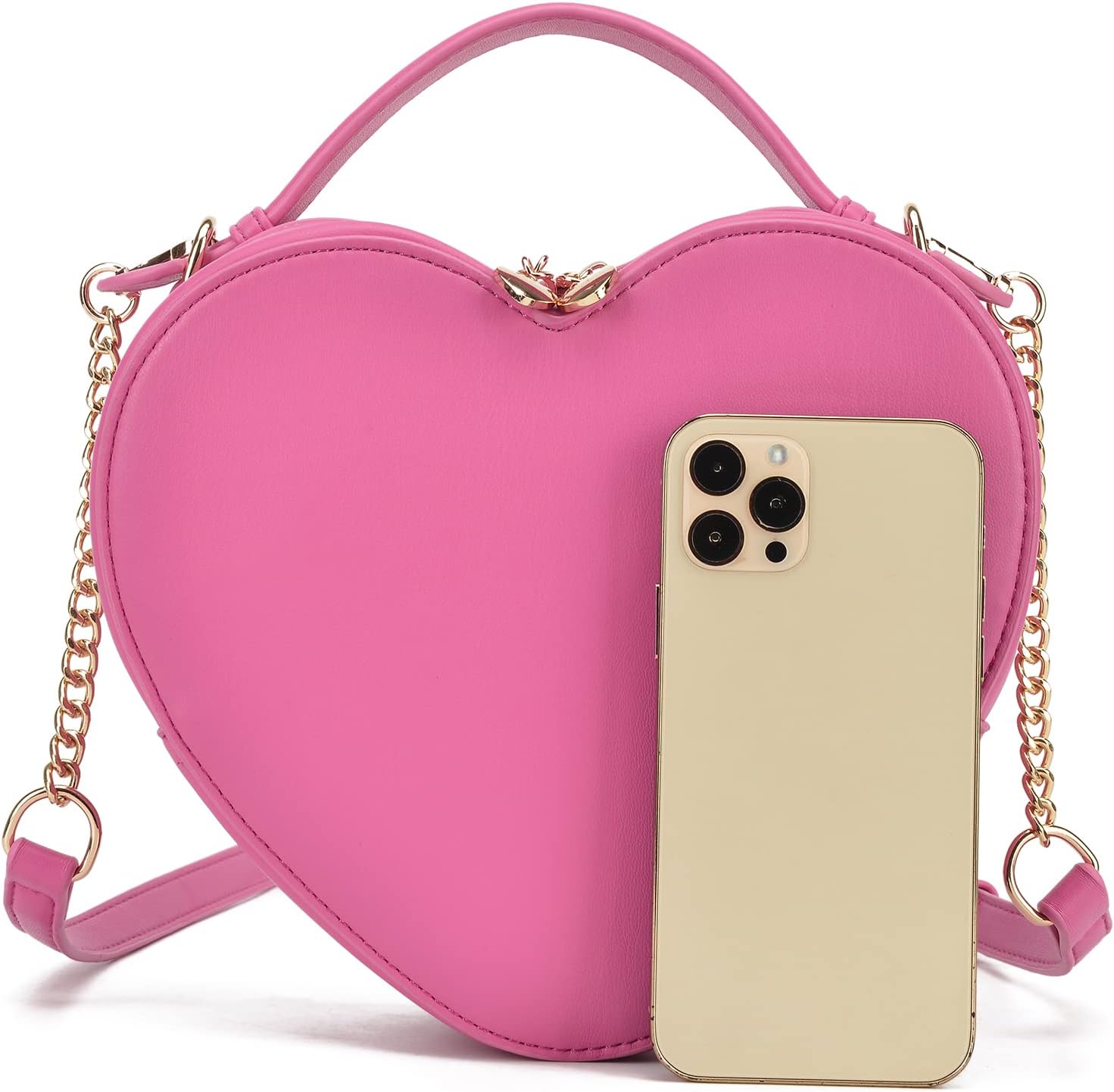 lola mae Heart Shape Crossbody Purse for Women – Cute Valentine’s Gift Handbag, Zip-Around Shoulder Bag for Teens - Image 7