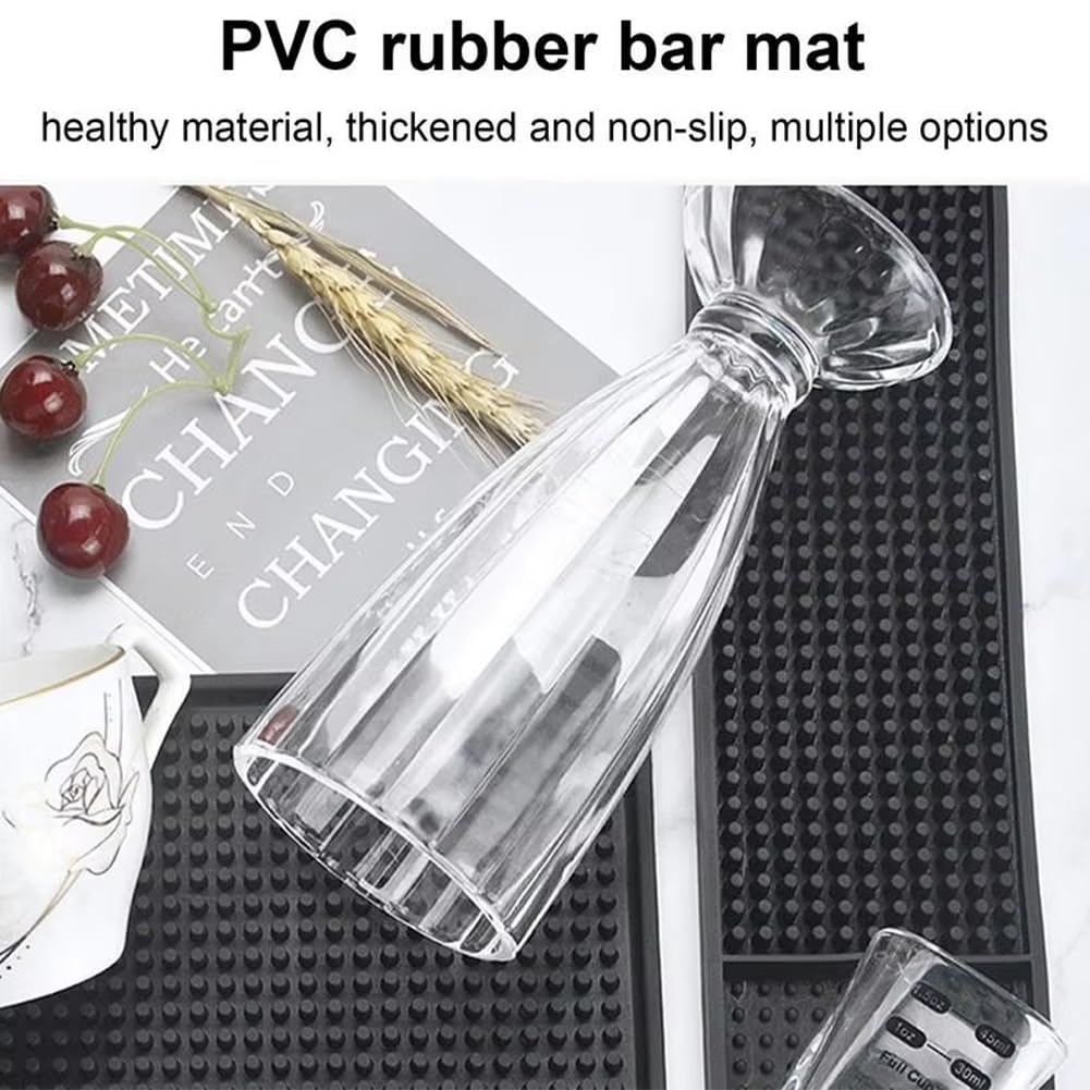 Tappetino Antiscivolo Per Bar - 2 Pezzi 30x15 Cm PVC Per Macchina Caffè E Bevande - Foto 2