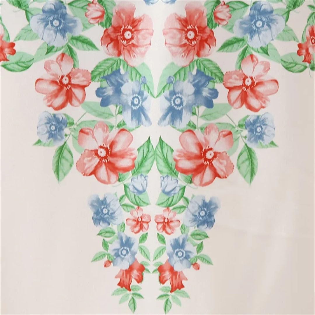 Camicia da donna primaverile in stile francese mezza aperta a maniche lunghe con stampa posizionata