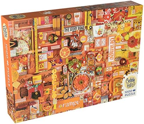 COBBLE HILL Orange Jigsaw Puzzle (1000 Piece)