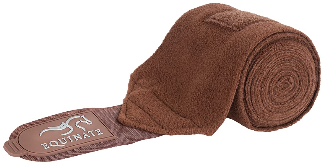Equinate Fleecebandagen Harmony 4er Set in vielen Farben Bandagen Braun Pferd