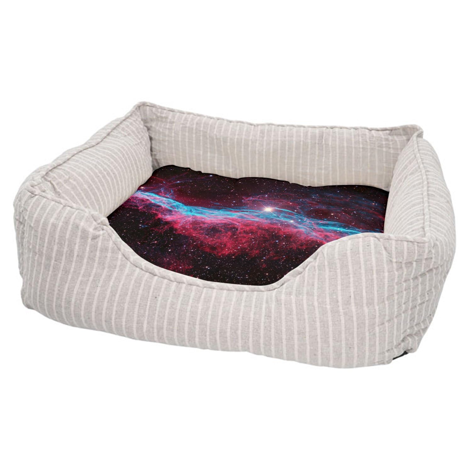Lit confortable chien galaxie pour des siestes sereines au salon