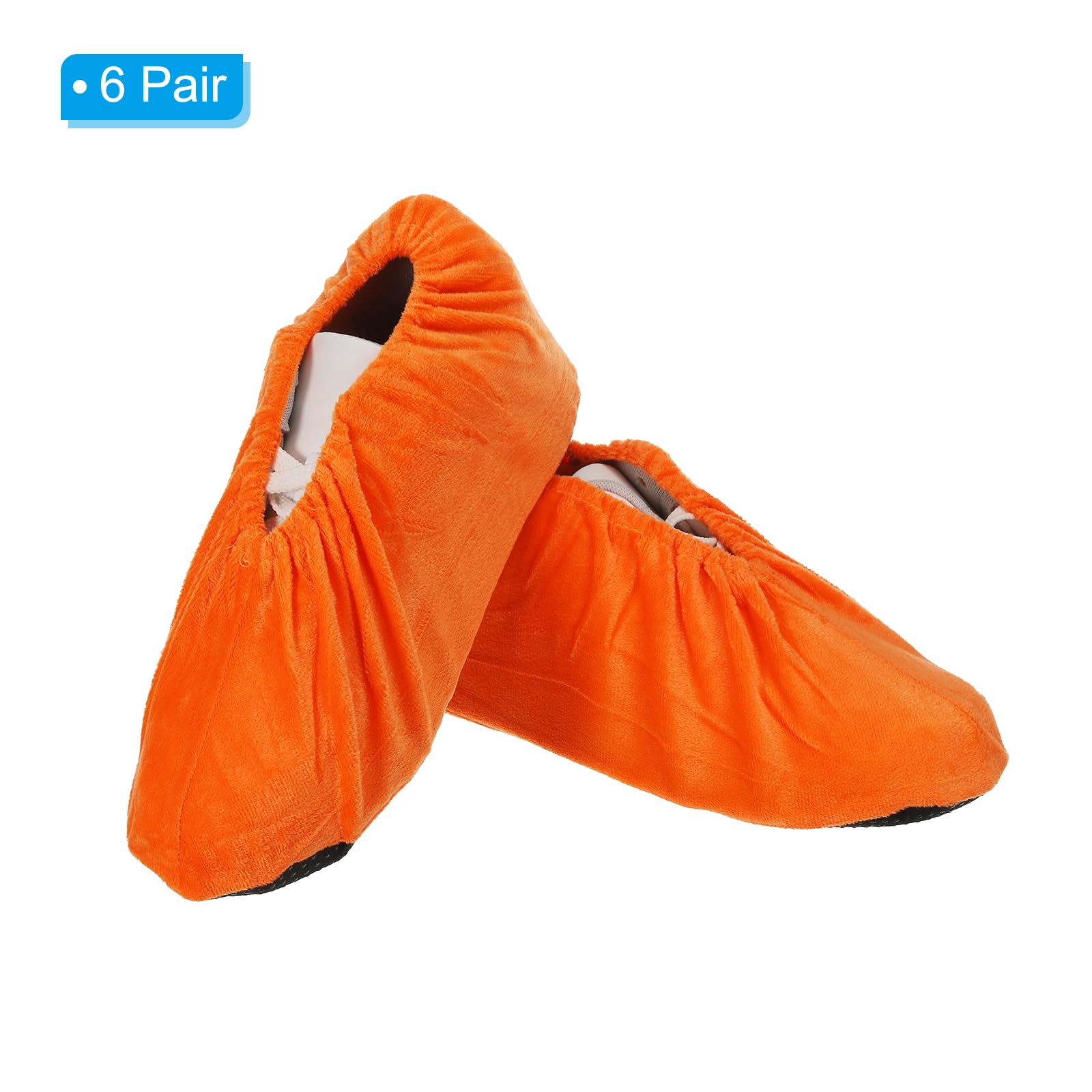 PATIKIL Couvre-chaussures réutilisables antidérapants lavables pour l'intérieur, la maison, le bureau