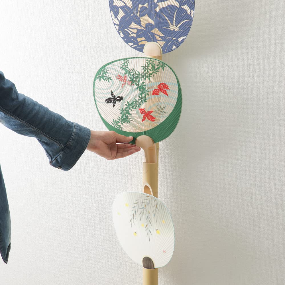 Amazon.co.jp: うちわ掛筒 五つ口 うちわ掛け 竹筒 東洋竹工