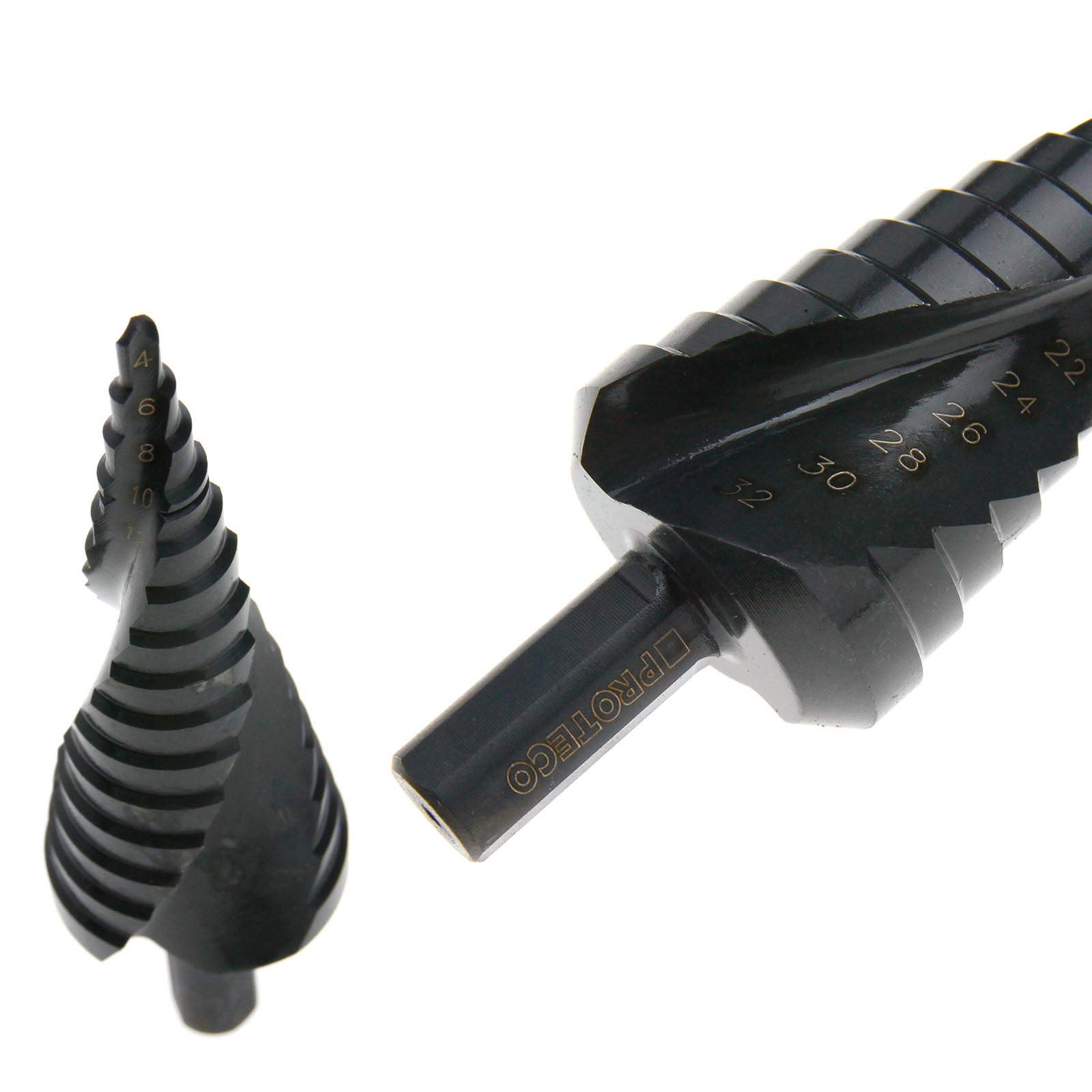 TiALN - Fresa conica professionale per trapano a cono, 4-32 mm
