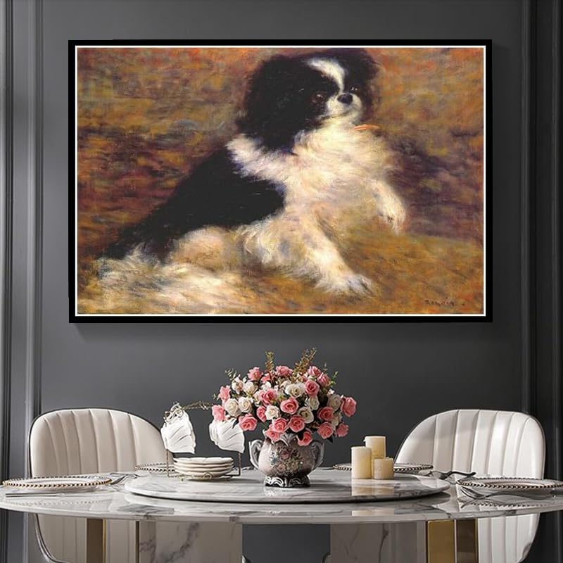 Amazon | 日本の犬タマ﹣ ピエール・オーギュスト・ルノワール﹣Diy 5D