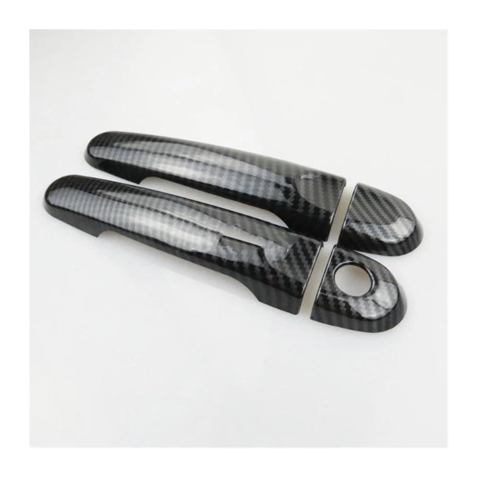 Hckclmbmzw D For Nissan For Juke For Esq F15 2011-2019 Car Styling Carbon Fiber Outer Oor Bowl Handle Stickers Protection Covers Trim Oor Handle Cover(D)