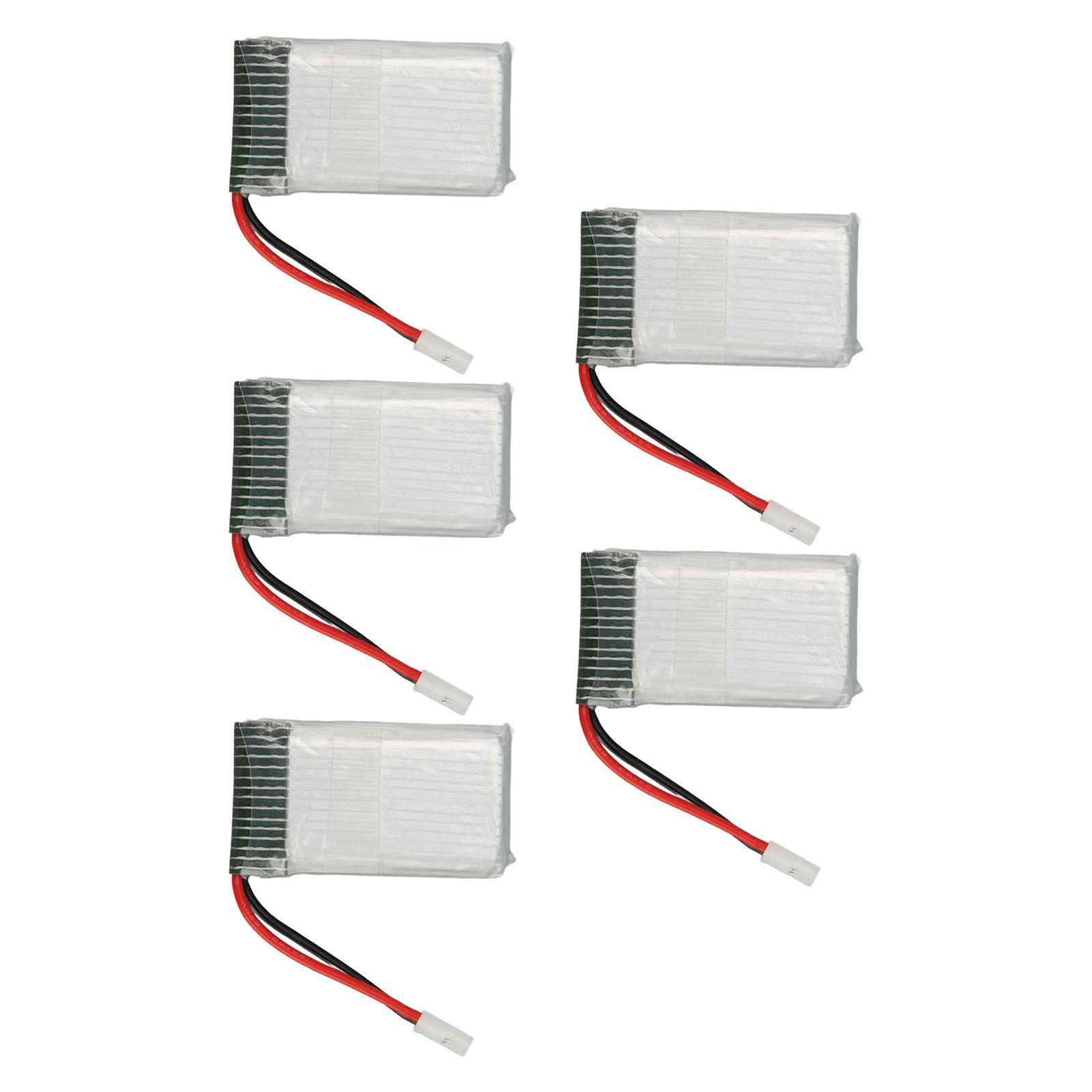 Quadcopter X5C 802540 800 5PCS 802540 800mAh RC Drone Batería Portátil RC UAV Batería de Respaldo Accesorios para SYMA X5C X5C-1 X5 X5SC X5SW M68 K60 - Batería UAV de Control