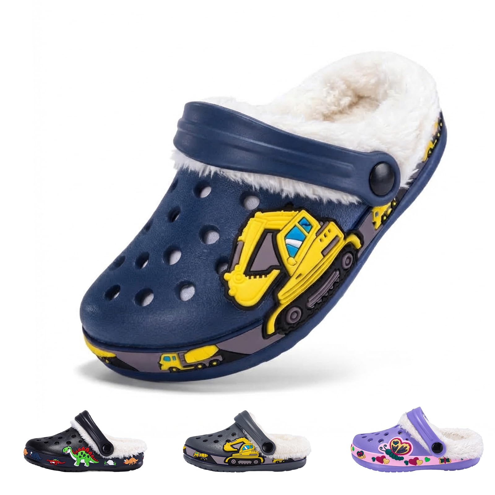 Toddler Clogs Kids Clogs for Girls Boys Slip on Garden Clogs Slide Sandals Waterproof Beach Pool Shoes Slipper