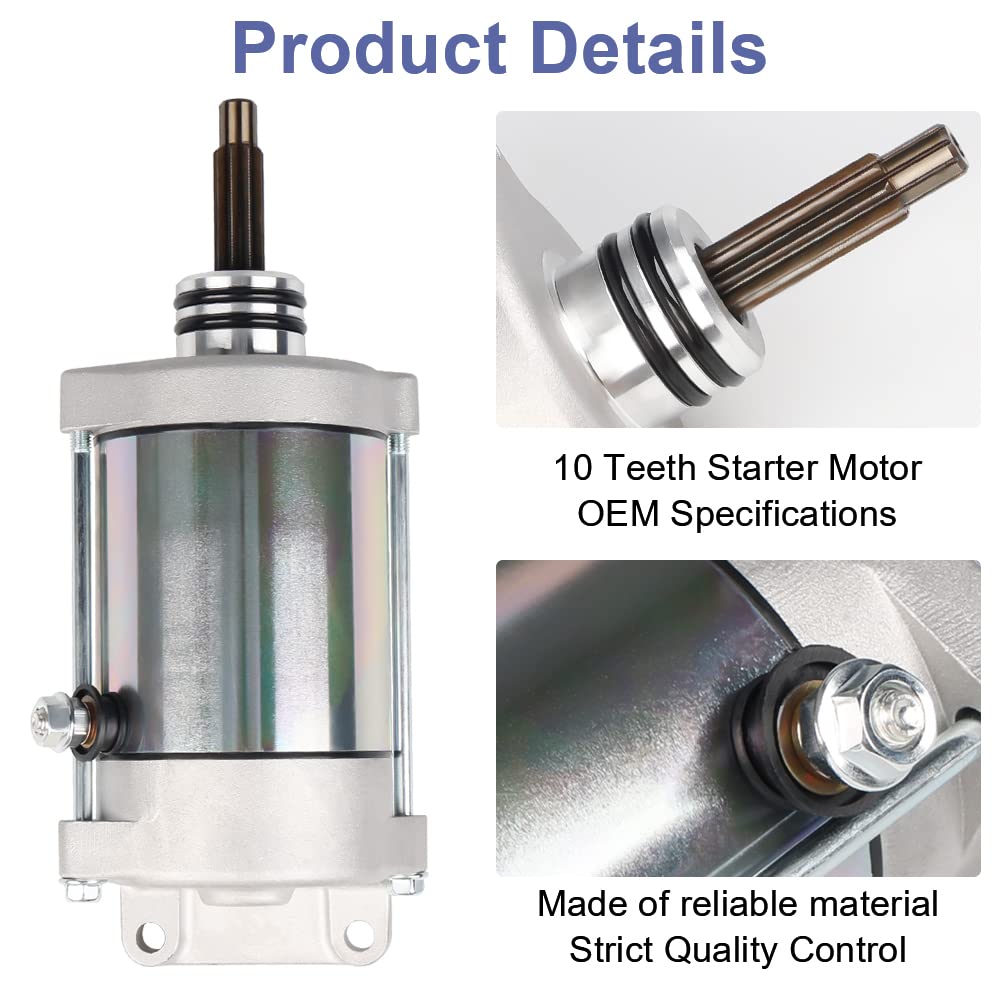 Démarreur Pour Polaris RZR 900 XP / 1000 XP Turbo & Ranger 900 1000 - Remplacement D’Origine 4014548 / 4014037