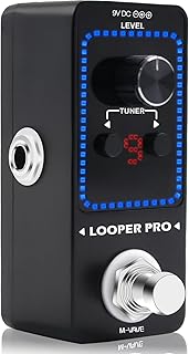 M-vave pedal de efeito para guitarra com looper 9 loops gravação de 4
