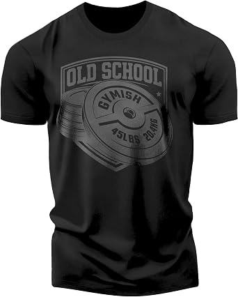 Gymish Lifestyle Old School Workout Shirt for Men, Deadlift Lifting T-Shirt