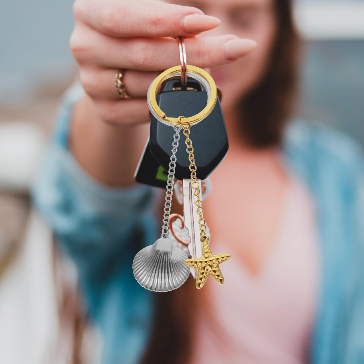 Portachiavi Peluche Auto Cordino Cordini Ganci Per Chiavi A Parete Porta Badge Identificativo Ciondolo Portachiavi Borsa Natalizia Acciaio Inossidabile