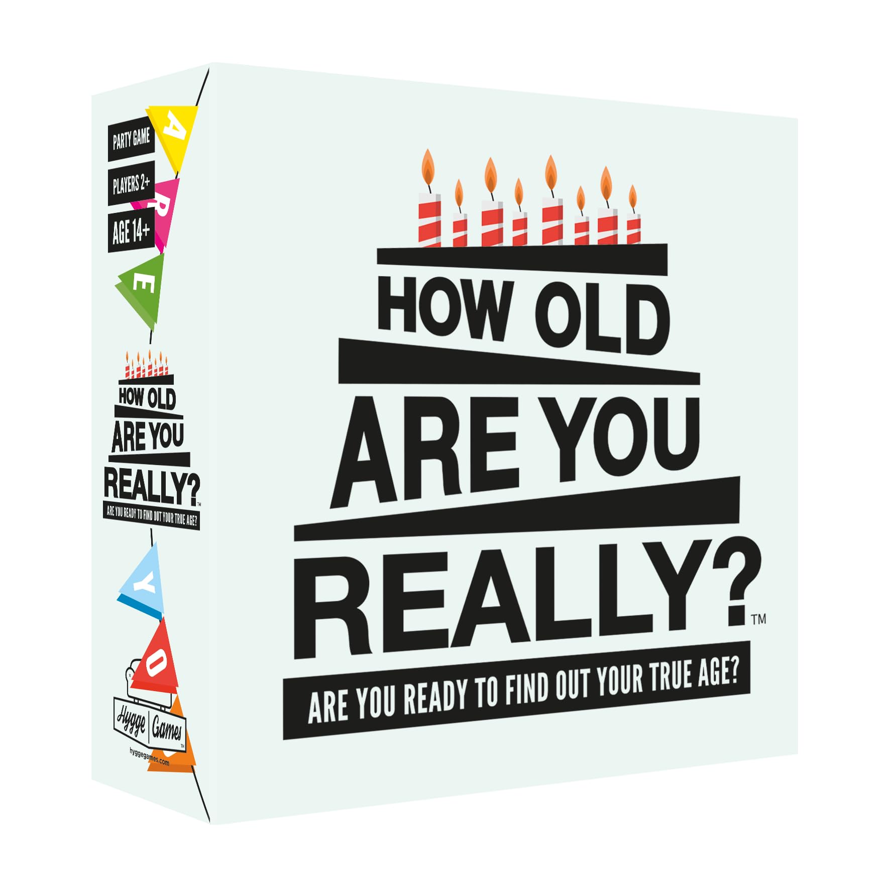 Hygge Games How Old are You Really? The Party Game - are You Ready to Find Out Your True Age?, Mixed Color