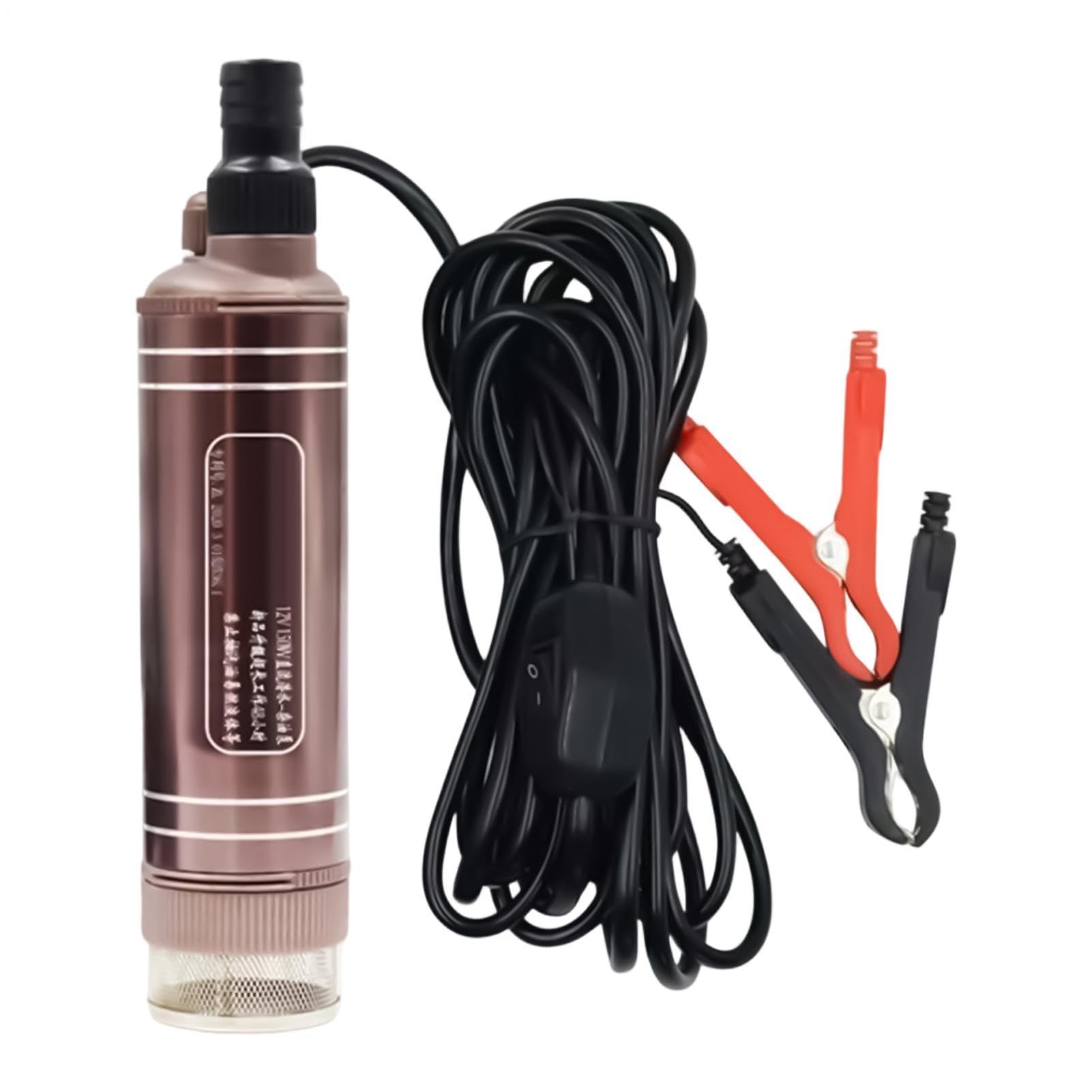 Bomba Trasvase Tubo Succión Cambio Agua Con Motor Cobre 150W