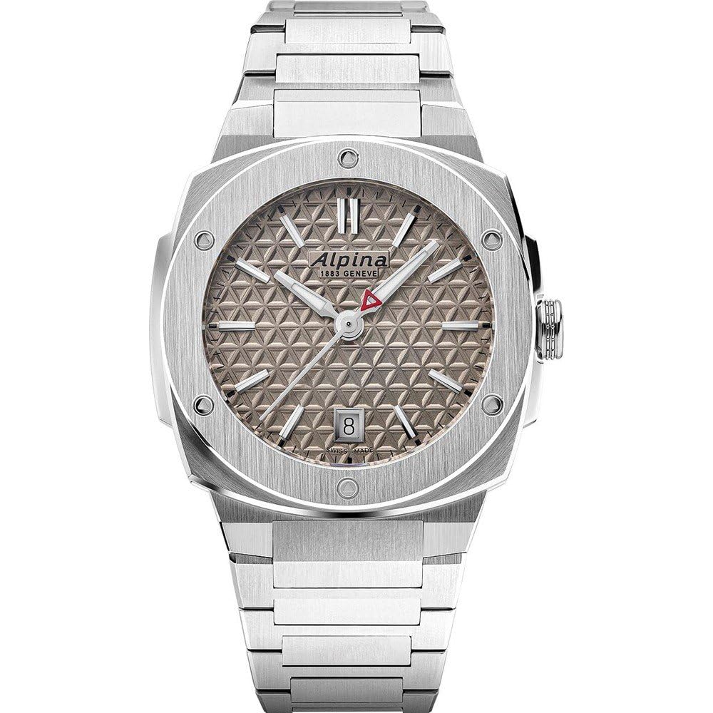 Alpina Unisex's Analogue Swiss Quartz Watch with Stainless Steel Strap AL-220BG2AE6B
