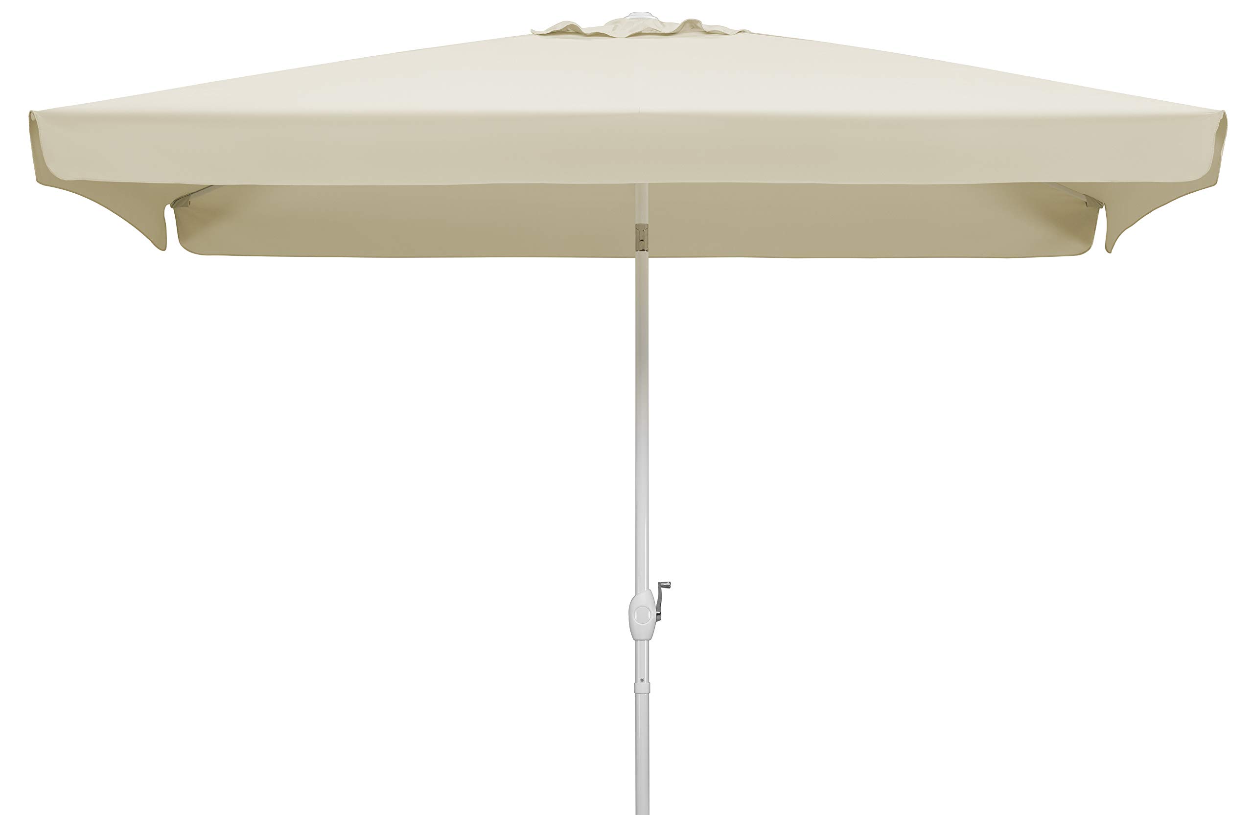 Schneider Sonnenschirm Oslo, natur, 300 x 200 cm rechteckig, 752-02, Gestell Stahl, Bespannung Polyester, 5.3 kg