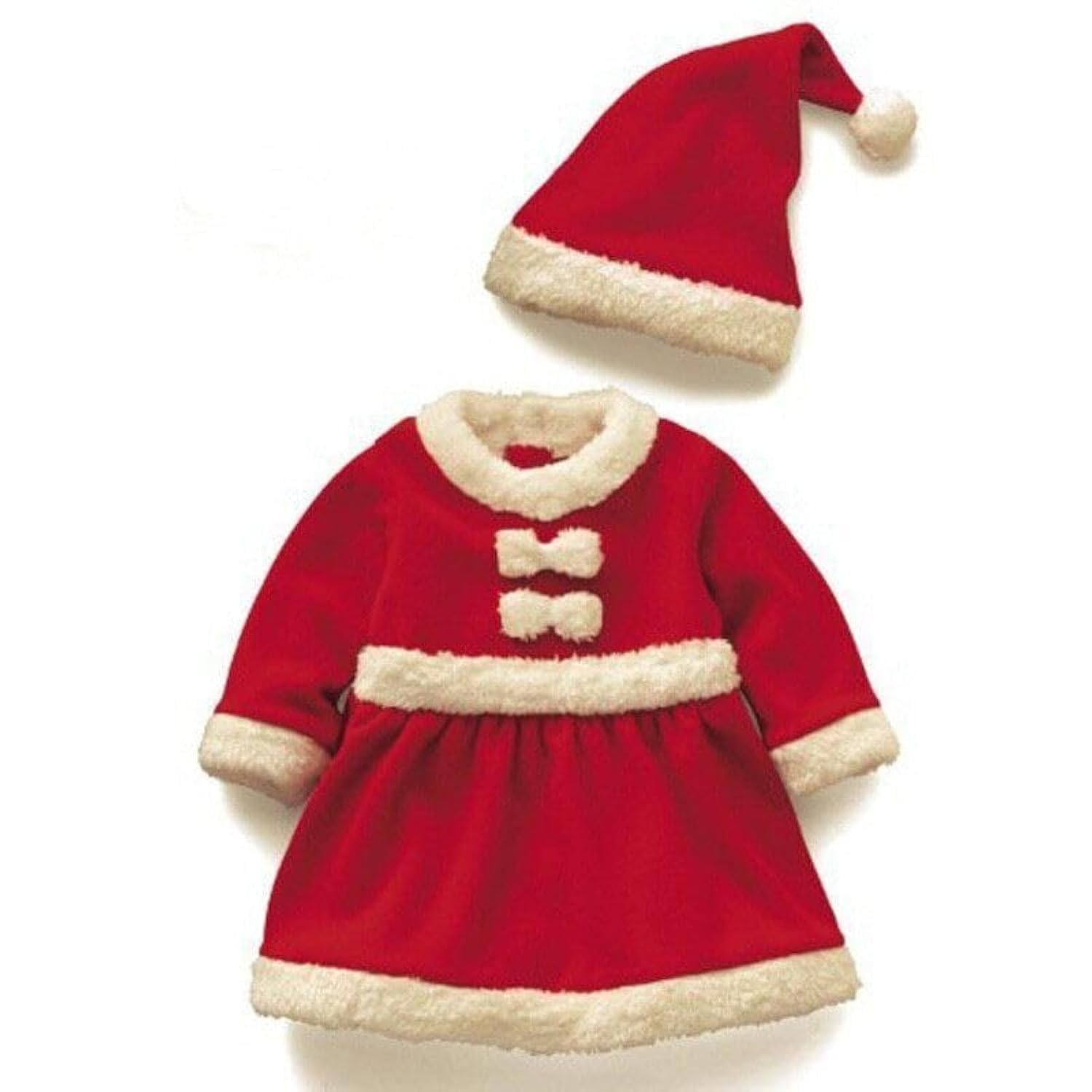 Santa Claus Costume Kids- Christmas Costume for Boys & Girls Santa Claus Dress with Santa Hat-Ideal Kids Costume for Christmas Parties & Cosplays