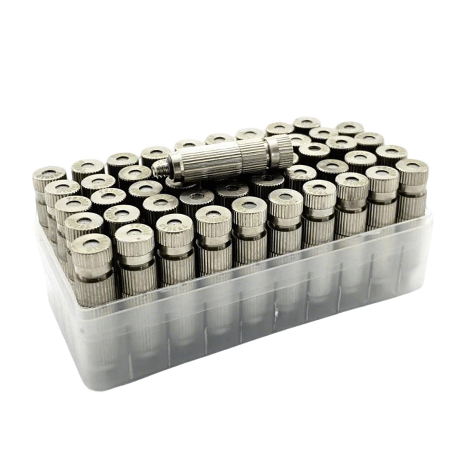 EZLUIYLDH High Pressure Misting Nozzles, 50PCS Brass Misting Nozzle, High Pressure Spray Mister Nozzle 3 Sections Orifice Dia 0.1mm